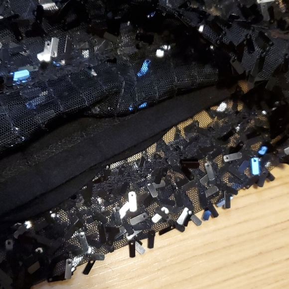 Fun Black Sequined Skirt Joe Fresh Size 8 - Picture 5 of 5